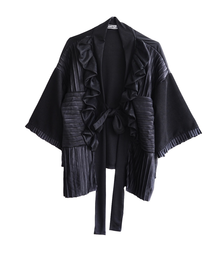 Black Macaroon Kimono - Mannquin Plastic