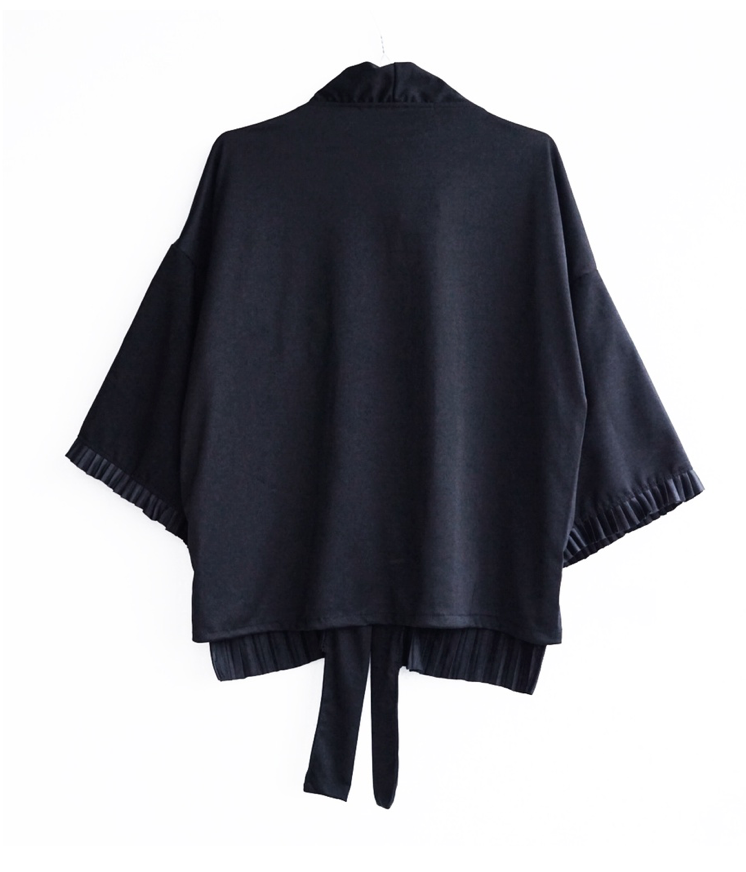 Black Macaroon Kimono - Mannquin Plastic