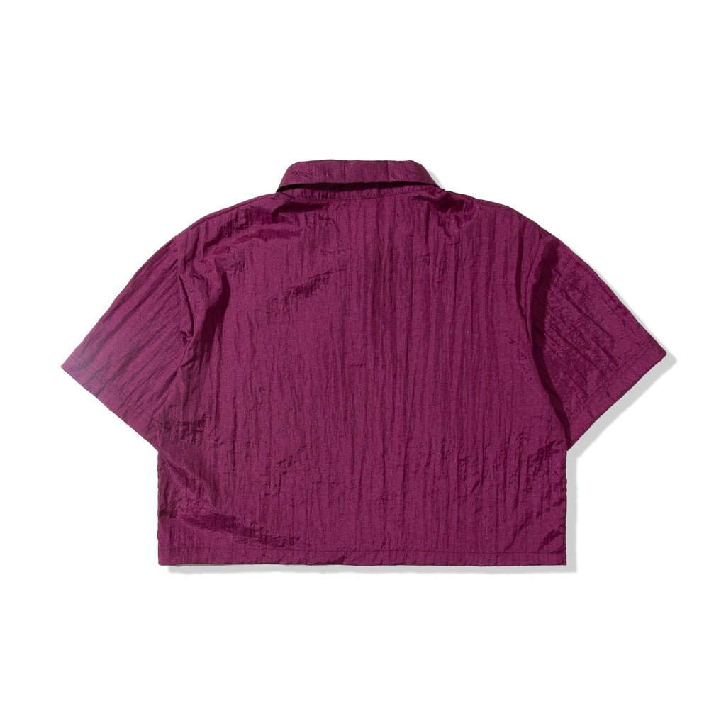 Court Boxy Oversized Shirt Burgundy