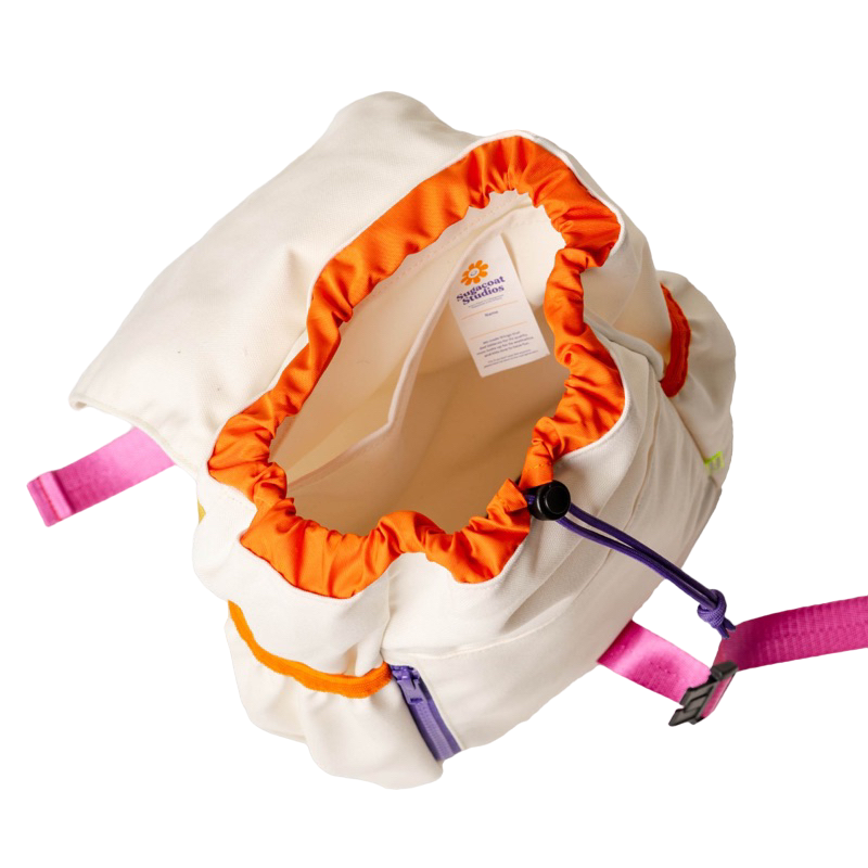 Kinder Rucksack In Off White - Sugacoat Studios