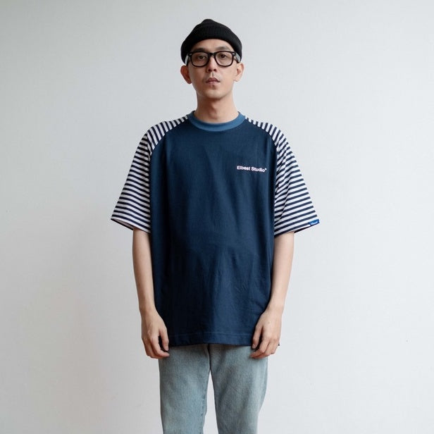 Raglan Denude Navy - Elbest Studio