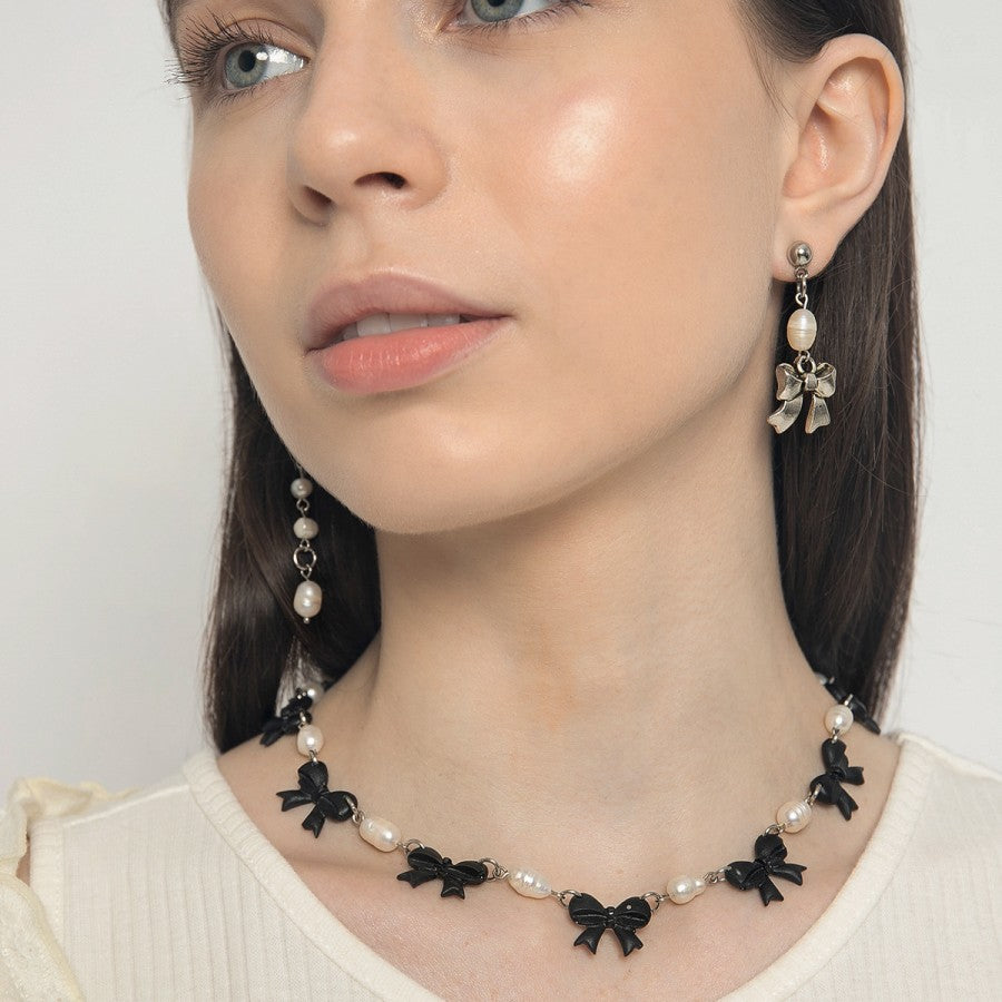 Piera Necklace Black - Prel Studio