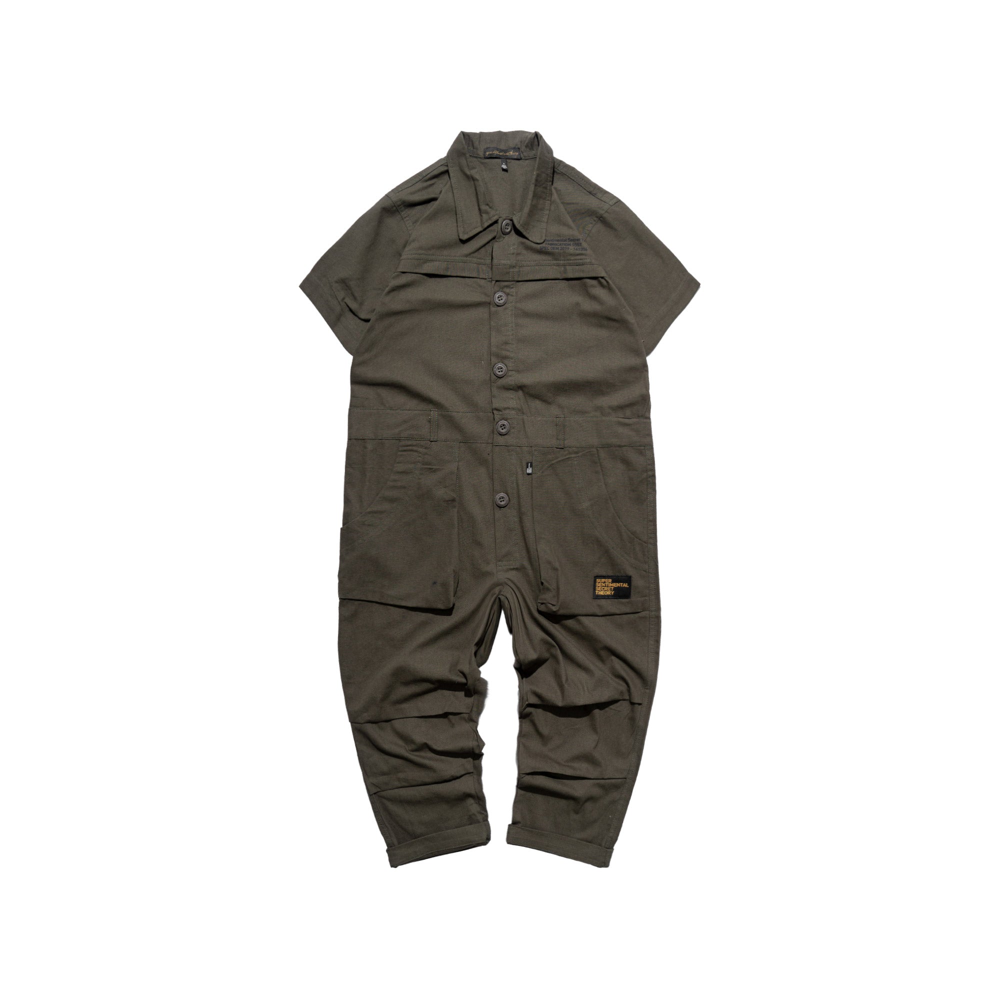 Coverall Olive Jumsuits - Ssst Kids