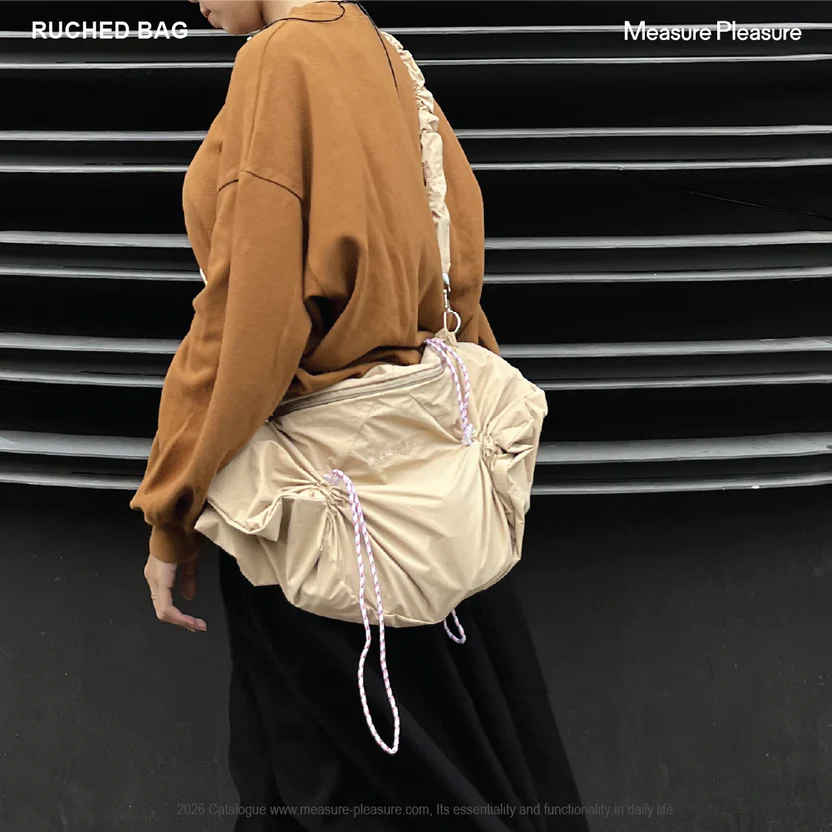 Ruched Bag 707 Light Caramel - Measure Pleasure