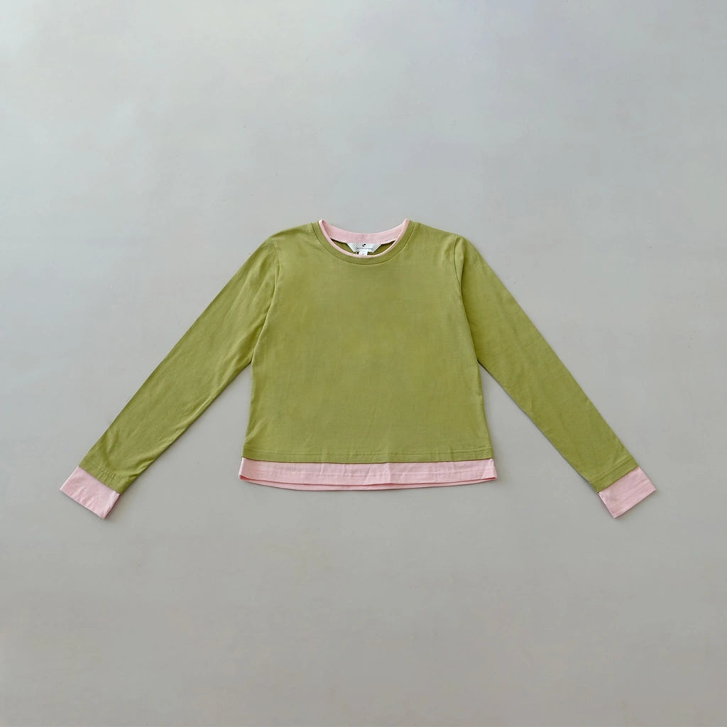 Peep Tee LS Pistachio - Argyle & Oxford