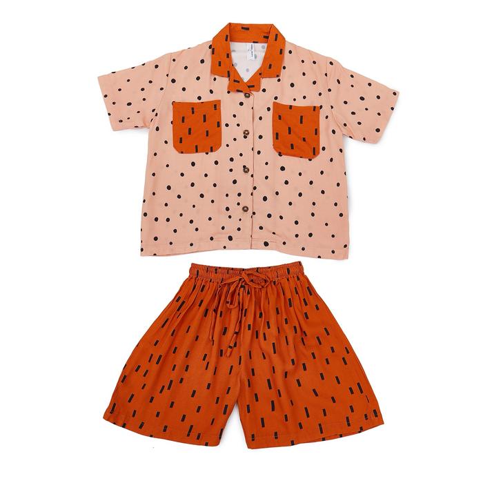 HGL Bambini - Brickdot Set Orange - Bambini Y Madre