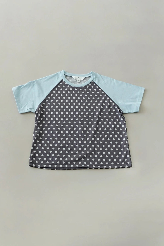 Raglan SS Polka - Argyle & Oxford
