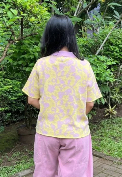 Nonaetal Velma Jalak Knit Polo Short Sleeve - Nona