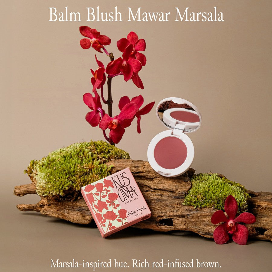 Balm Blush Mawar Marsala - Kusuma