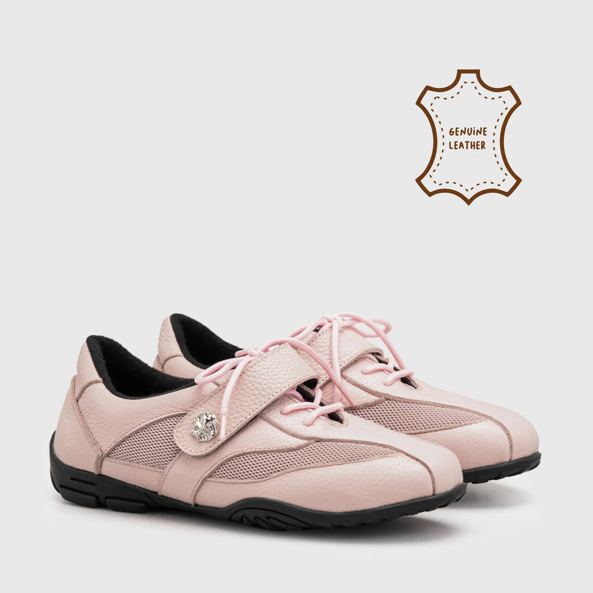 Rianna Sneakers Genuine Leather Pink - Adorable Projects