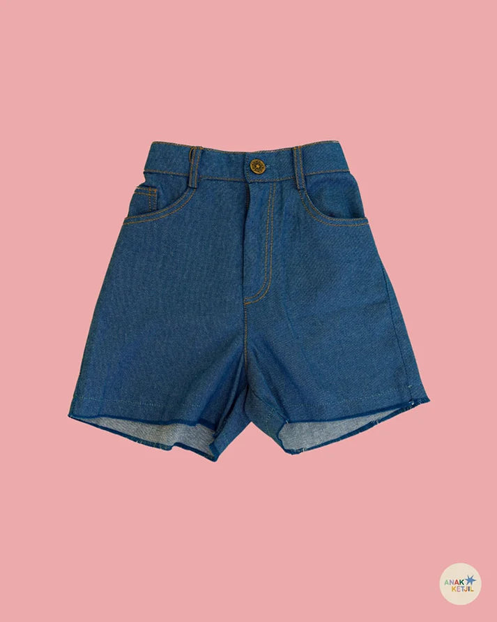 HGL Bambini - Denim Classic Short Pants - Anak Ketjil