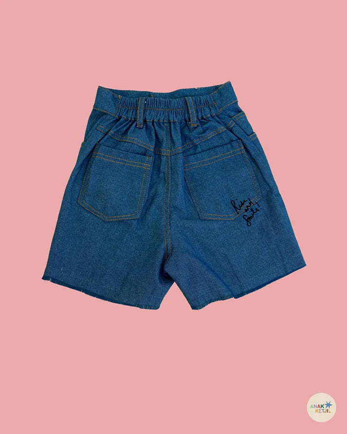 HGL Bambini - Denim Classic Short Pants - Anak Ketjil