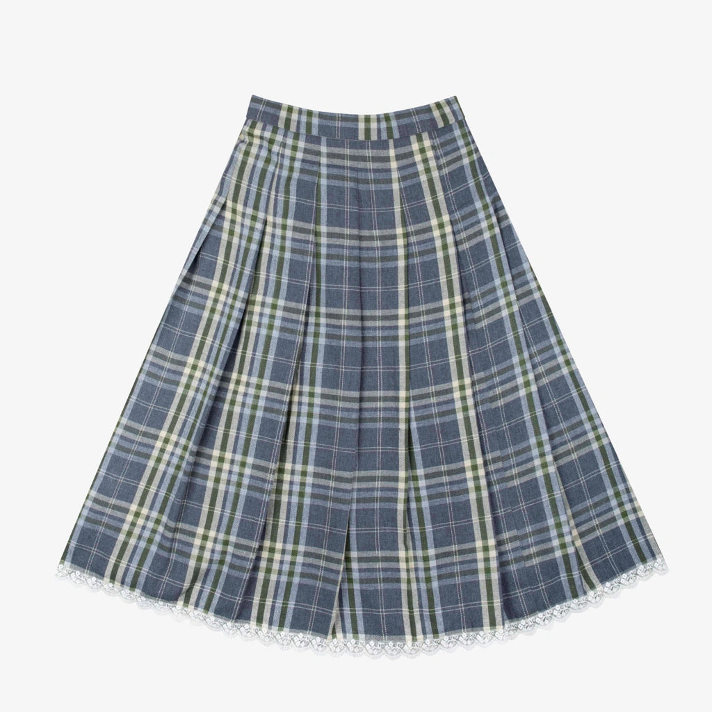 Ouka Navy Midi Skirt - Tome Ame