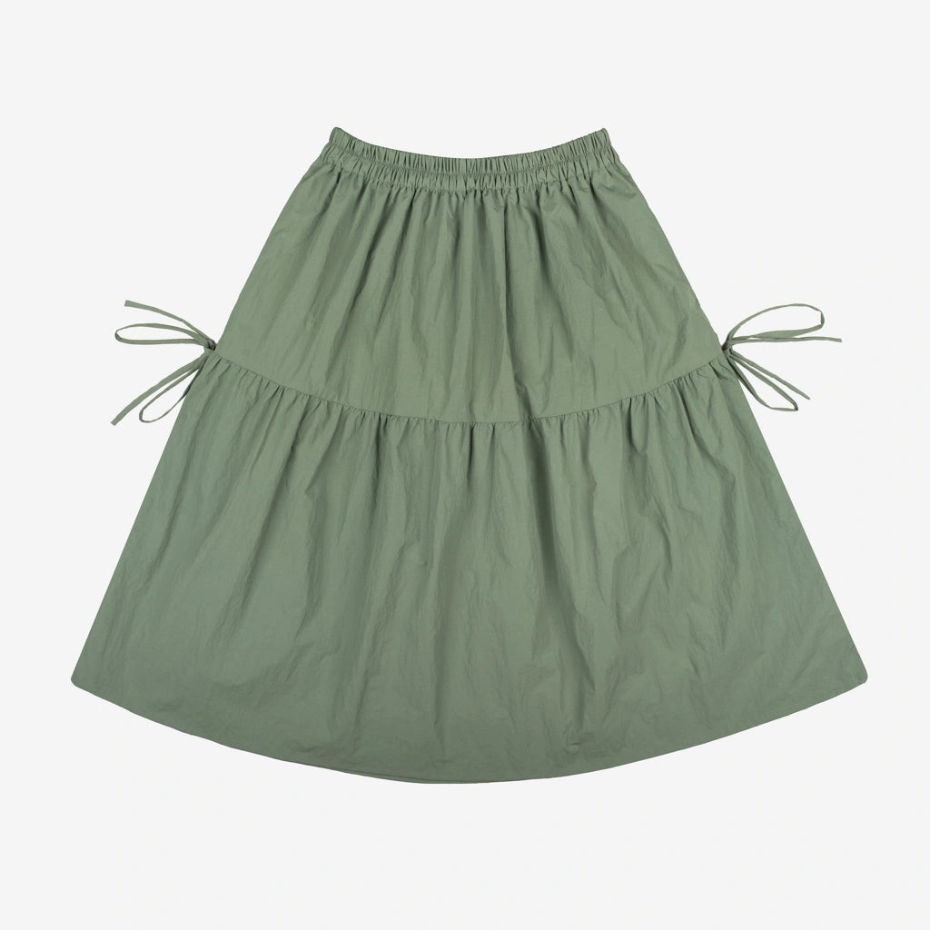 Sena Long Skirt Olive - Tome Ame