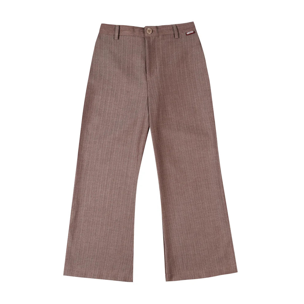 X Tsukasa Casual Women Trousers Brown - Quiet Under None