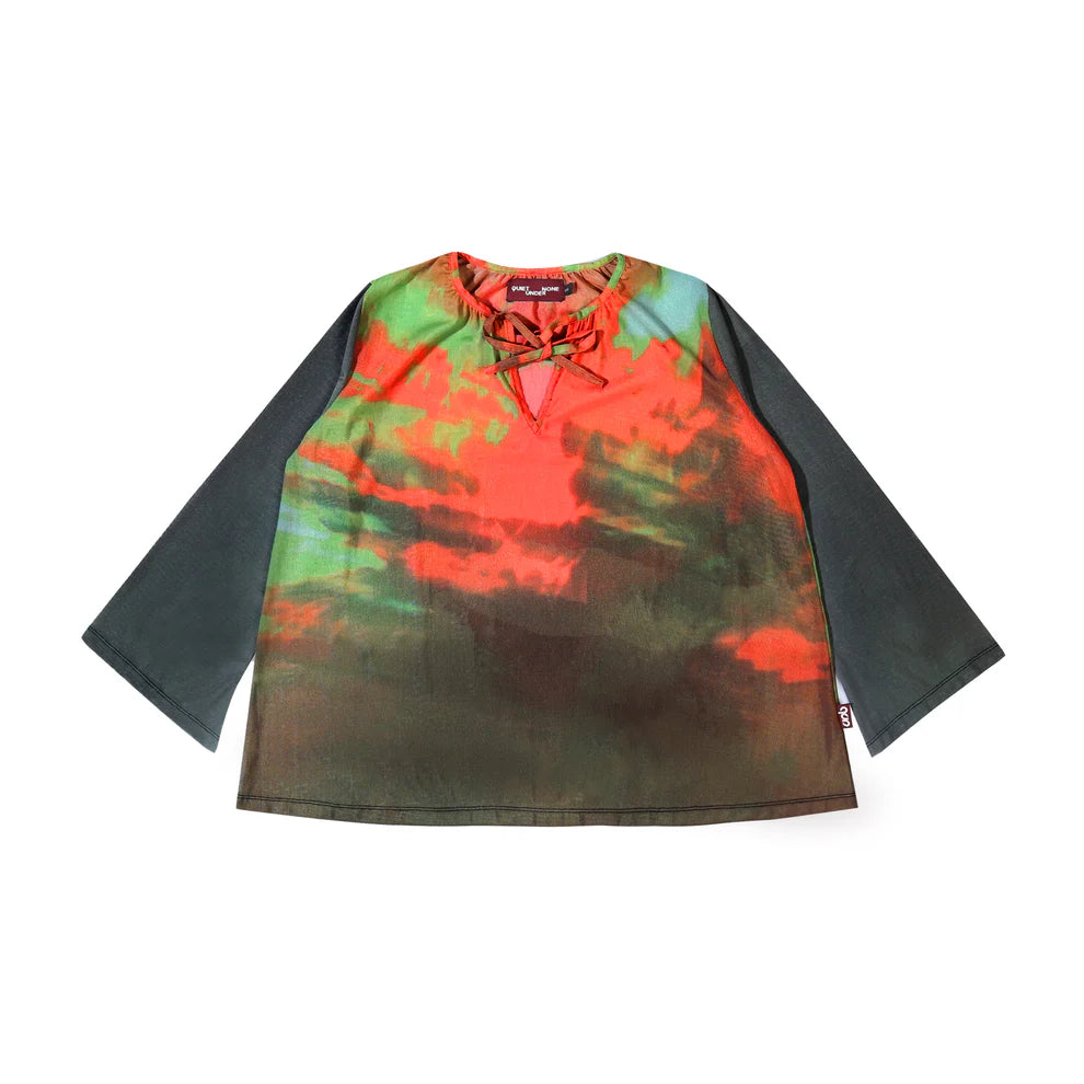 X Blur Mesh Top Multicolor - Quiet Under None