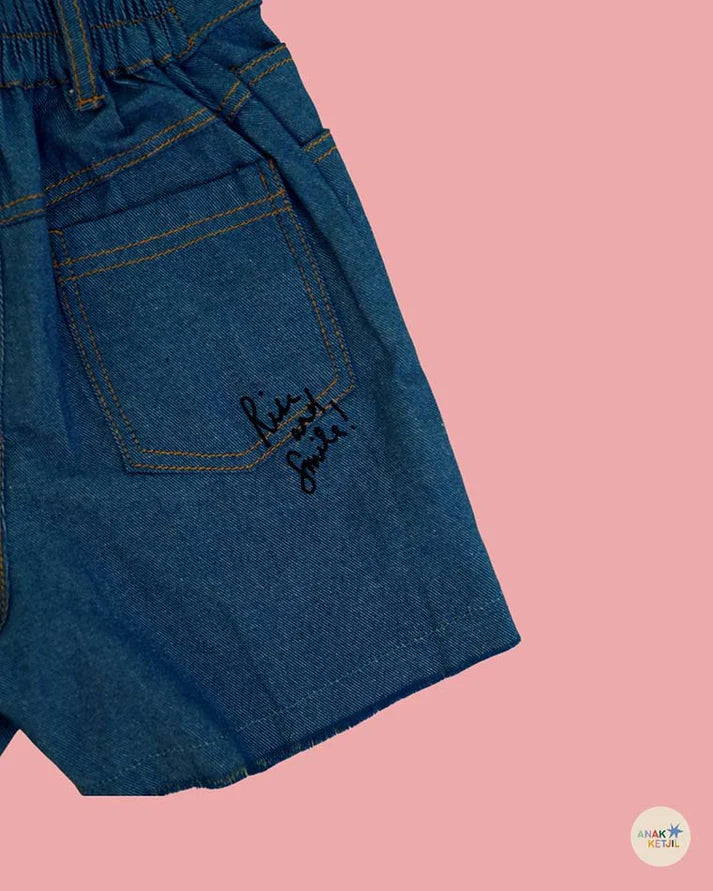 HGL Bambini - Denim Classic Short Pants - Anak Ketjil