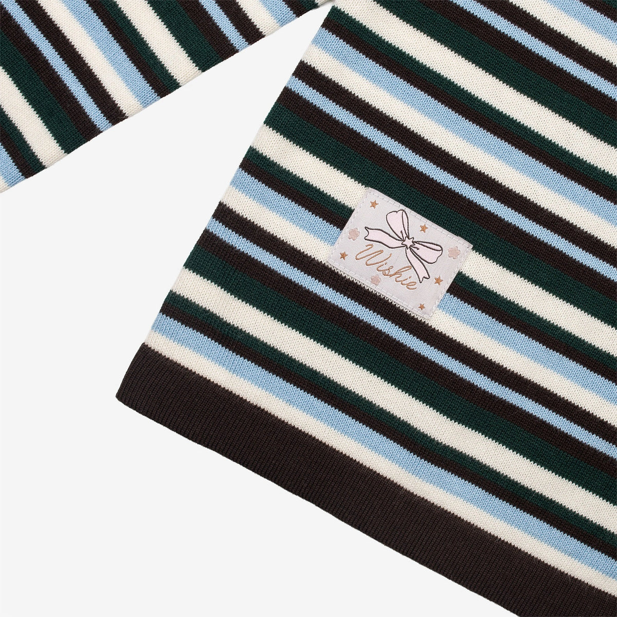 Mirai Stripe Knitwear Cardigan - Tome Ame