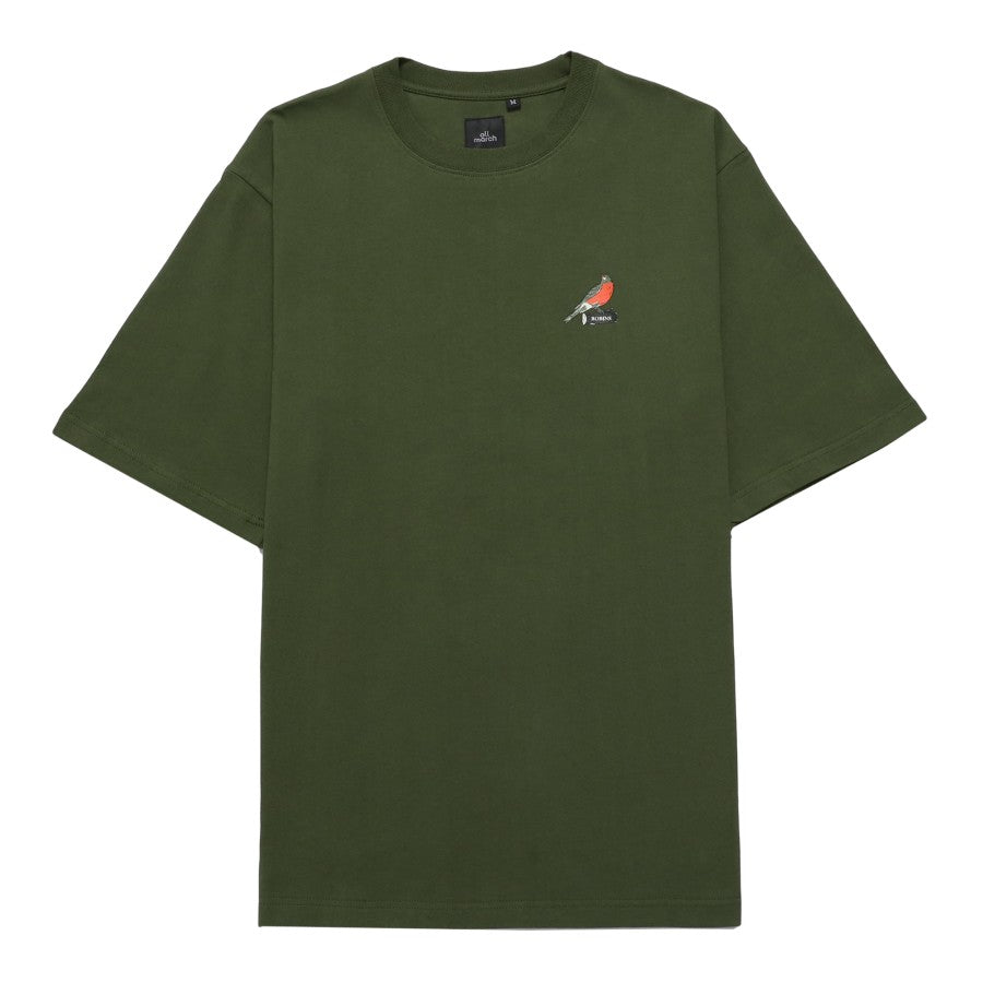 Robins T-Shirt Olive Green - All March