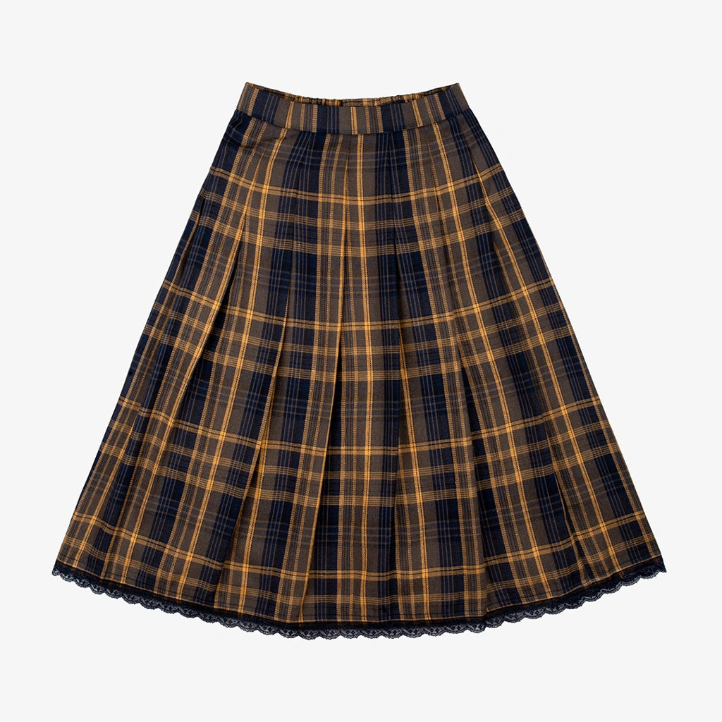 Ouka Navy Midi Skirt - Tome Ame