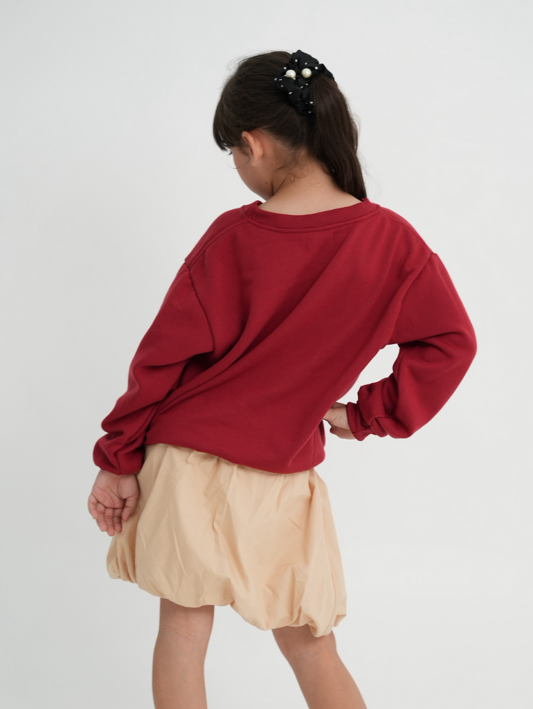 HGL Bambini - Good Kid Sweashirt Maroon - Little Saints