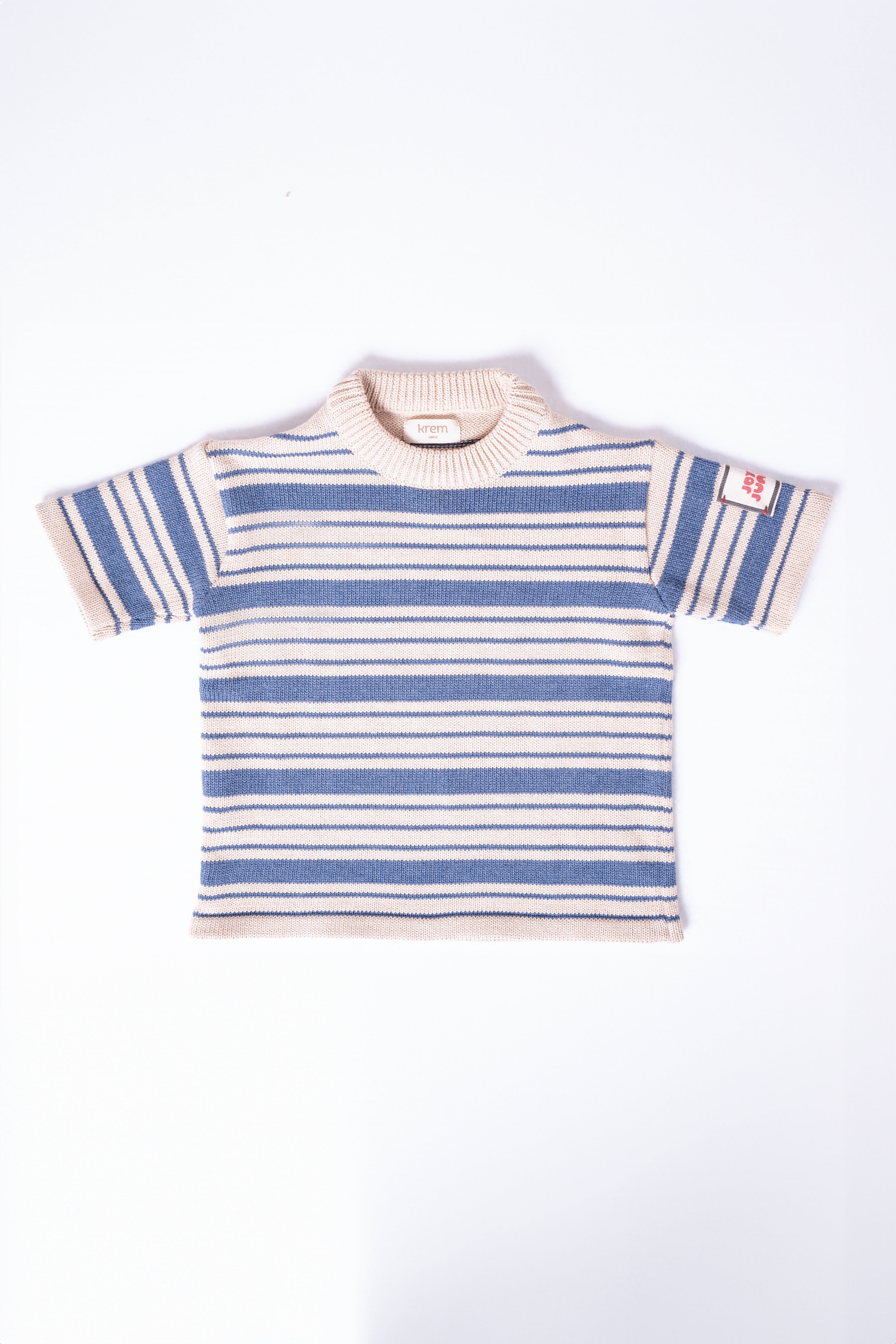 Antwrep Stripes Shirt Denim Cream - KREM for HGL