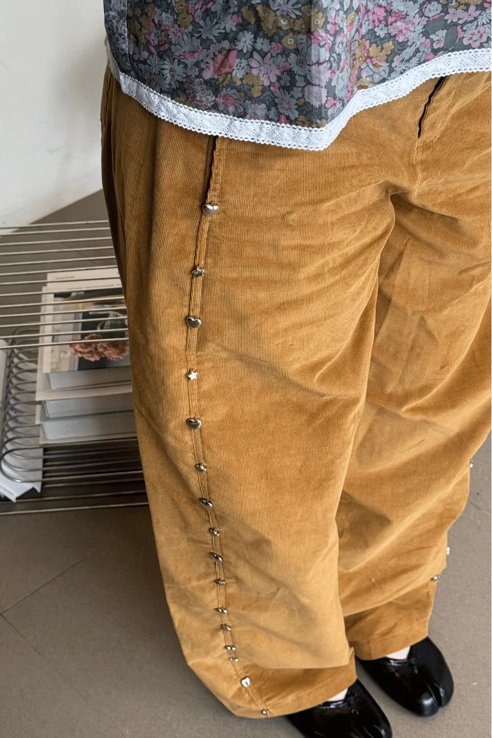 Cosima Beaded Pants Brown - Toko Didiyo