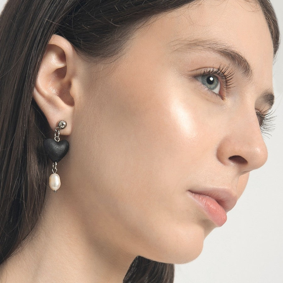 Nucca Earring Black - Prel Studio