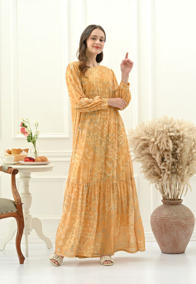 Kaia Dress Marigold - Kasa Heritage