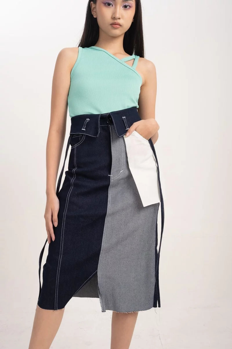 Hunter Two Tone Skirt - The Auctus