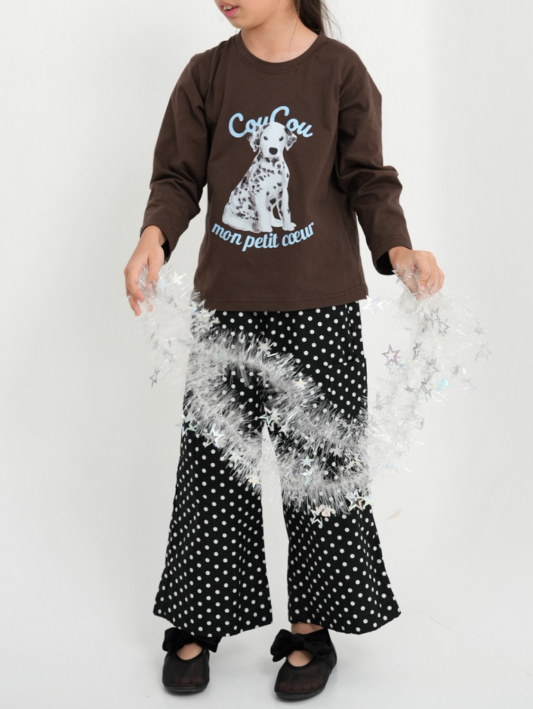 HGL Bambini - Gia Pants Dot Black - Little Saints