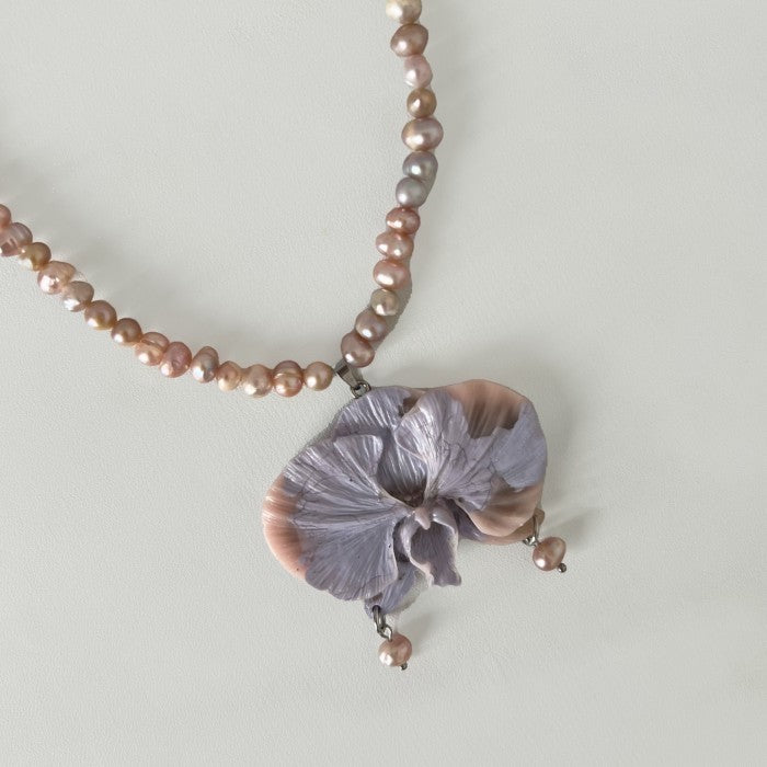 Orchid Necklace Violet - Prel Studio