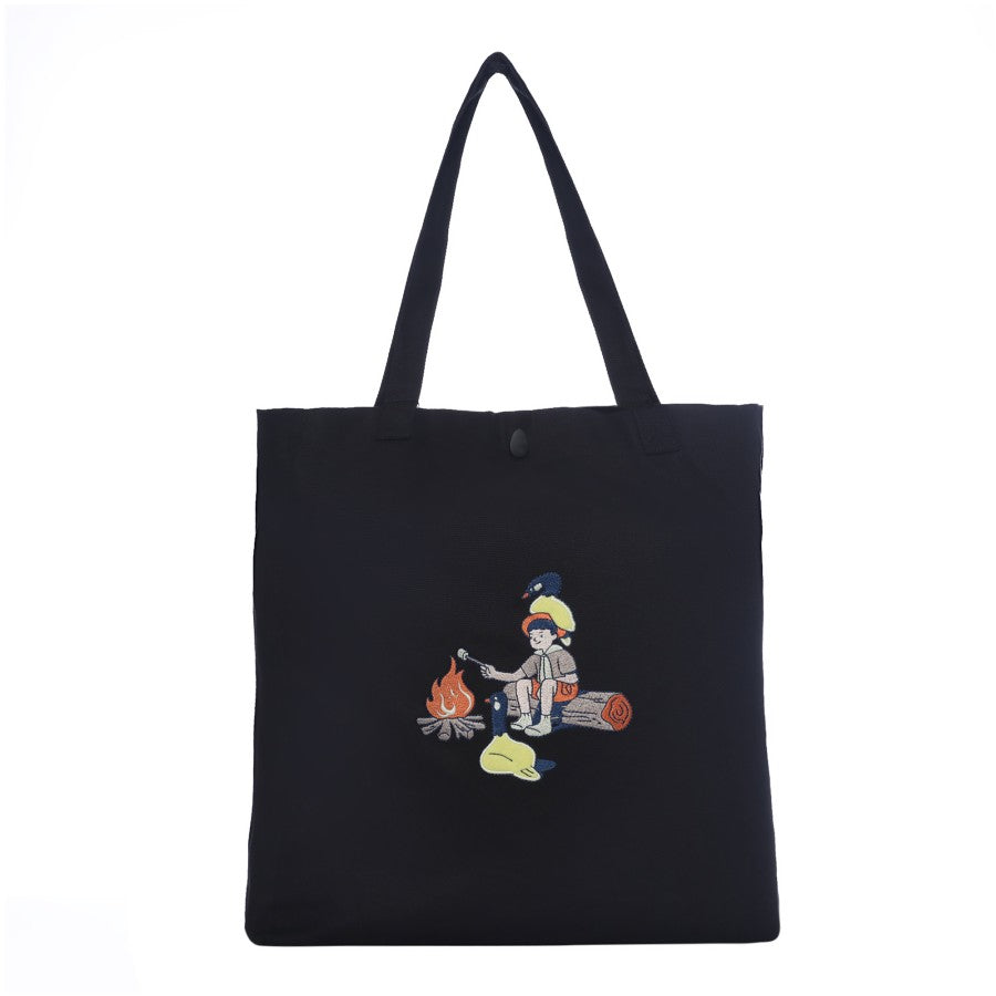 Totebag Marshmallow Black - All March
