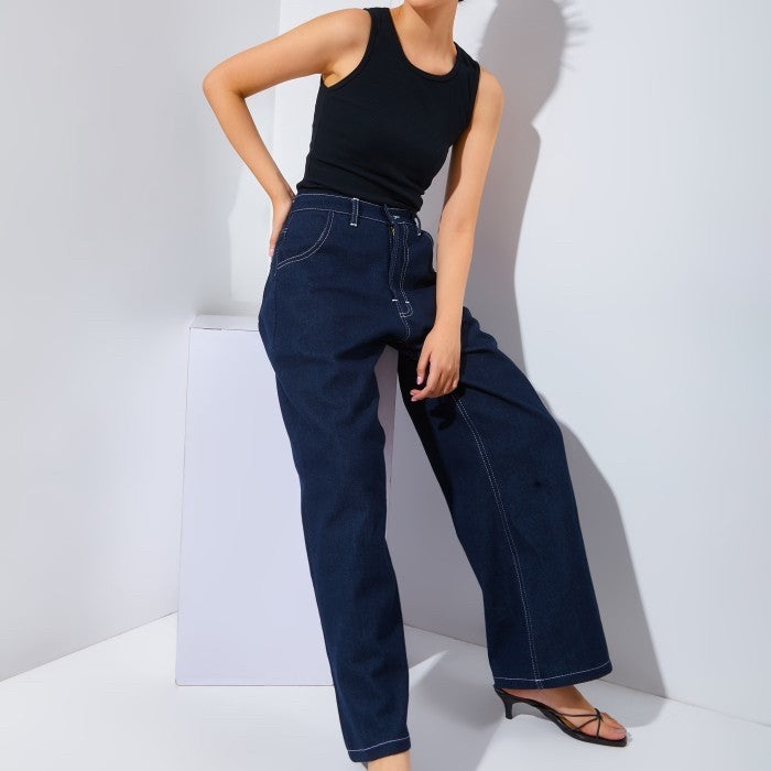 Kamia Jeans Dark Navy - Jinzu