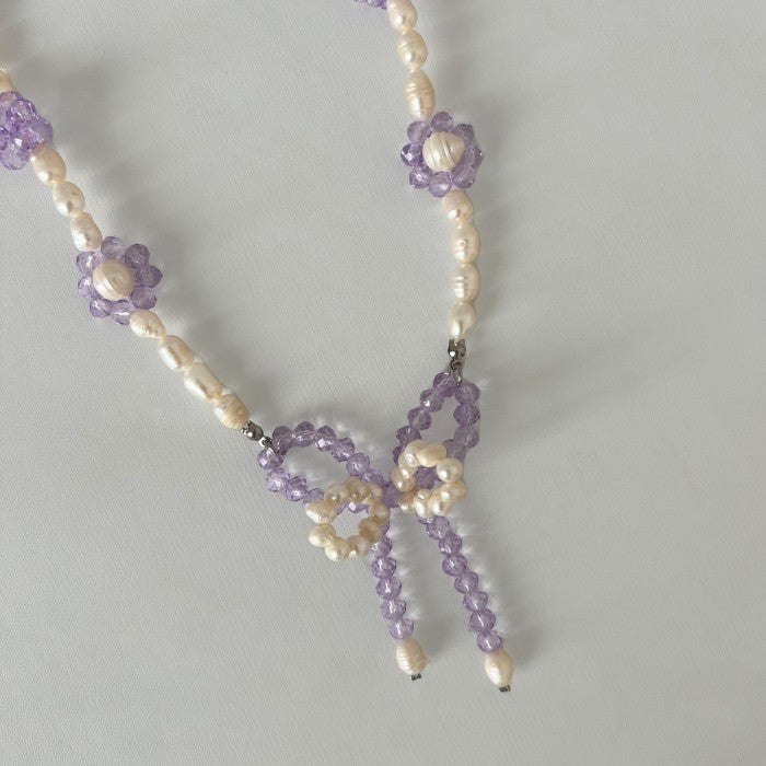 Lavanda Necklace Purple - Prel Studio