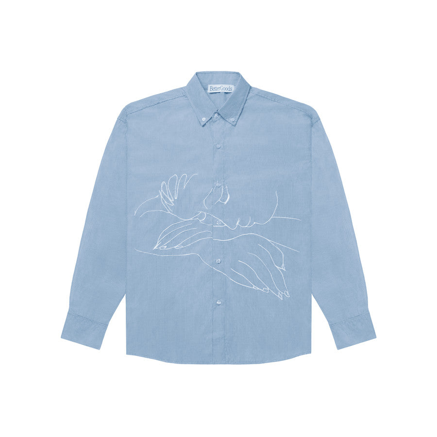 Sleep Oxford Shirt Grey  - Better Goods