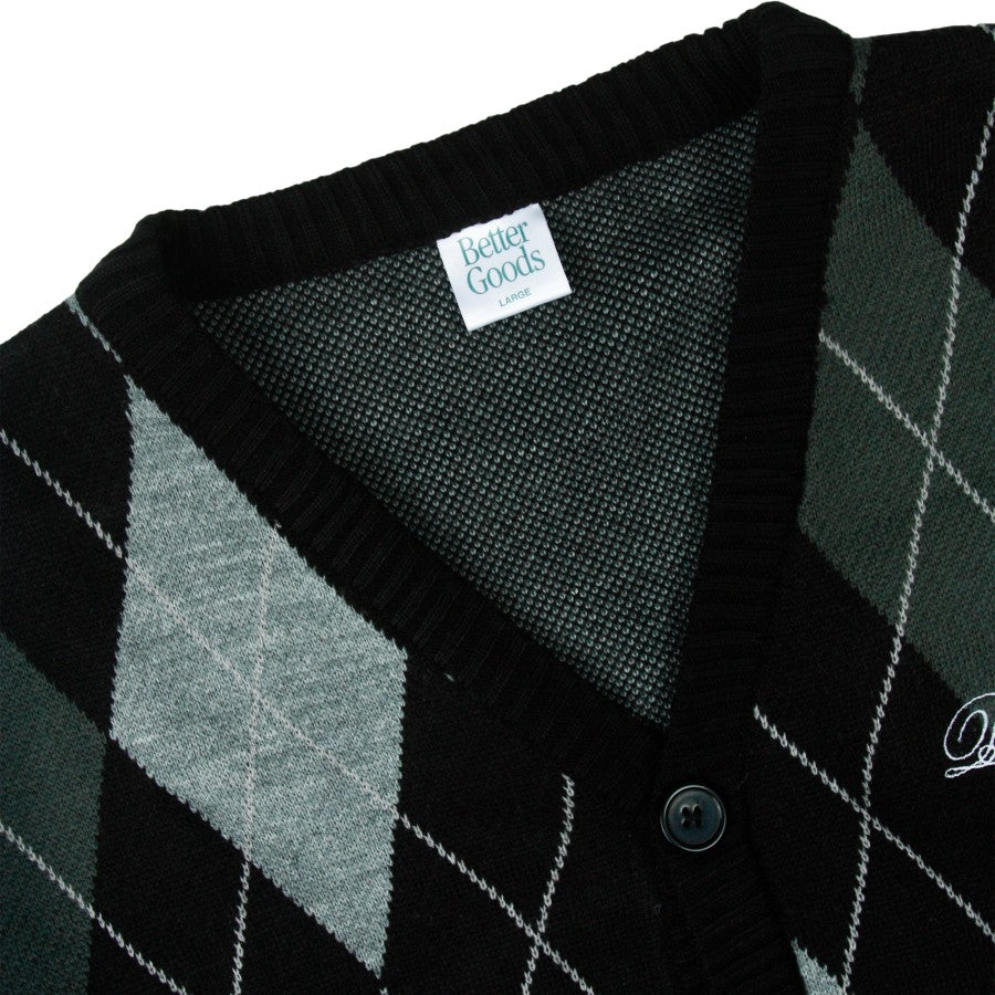 ​Argyle Cardigan Green - Better Goods
