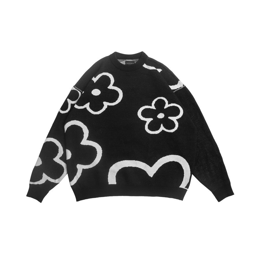 Lucerina Sweater Black White - Satchel