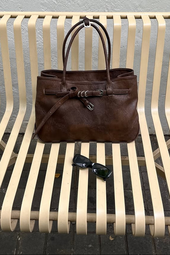 Parker Bag Brown - Blankar Archives