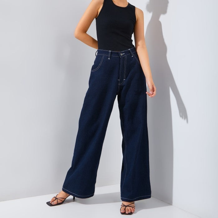 Kamia Jeans Dark Navy - Jinzu