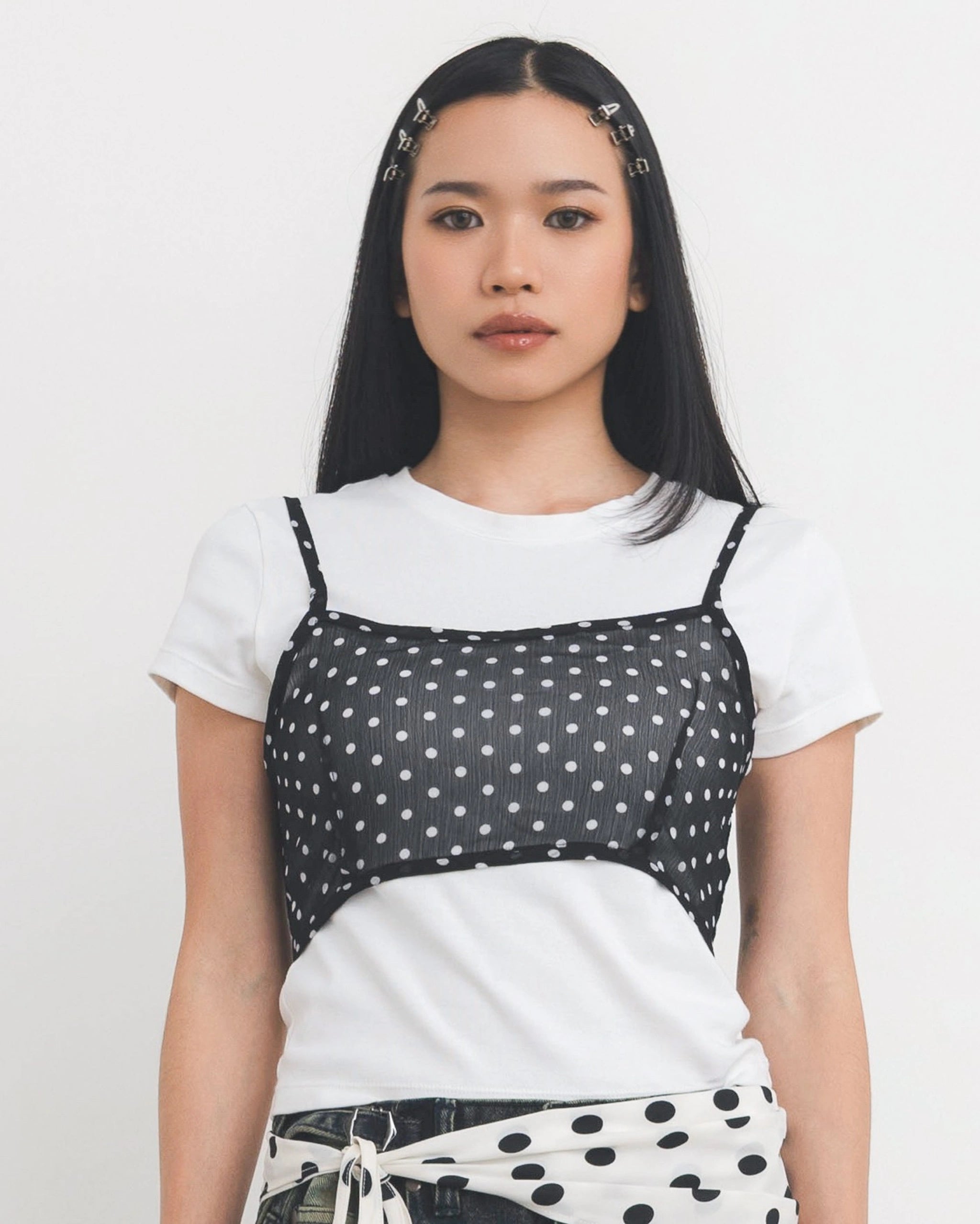 Polka Dot Layer Top - Catha