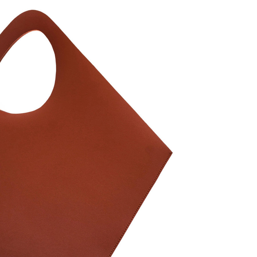 Rectangle Oversized Bag In Tan - Shop At Slow
