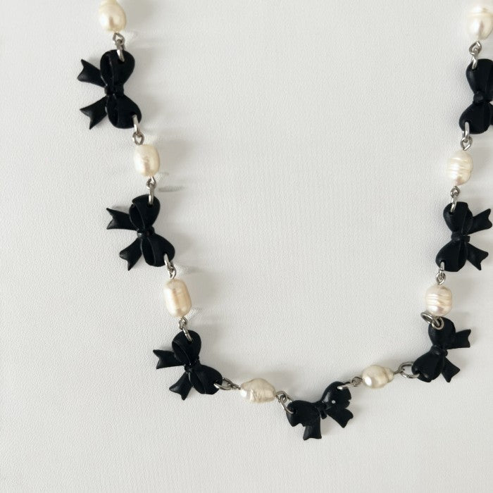 Piera Necklace Black - Prel Studio