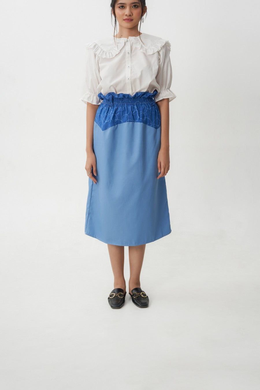 Kuka Volume Skirt Blue - Kurantaka