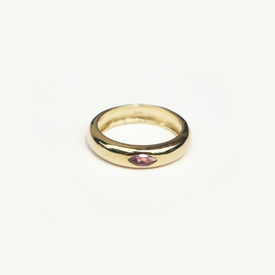 Blink Ring (Rhodolite) Gold - Not Your Birthday