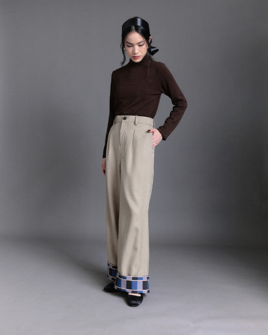 Etoupe Trousers Beige - LR Studio