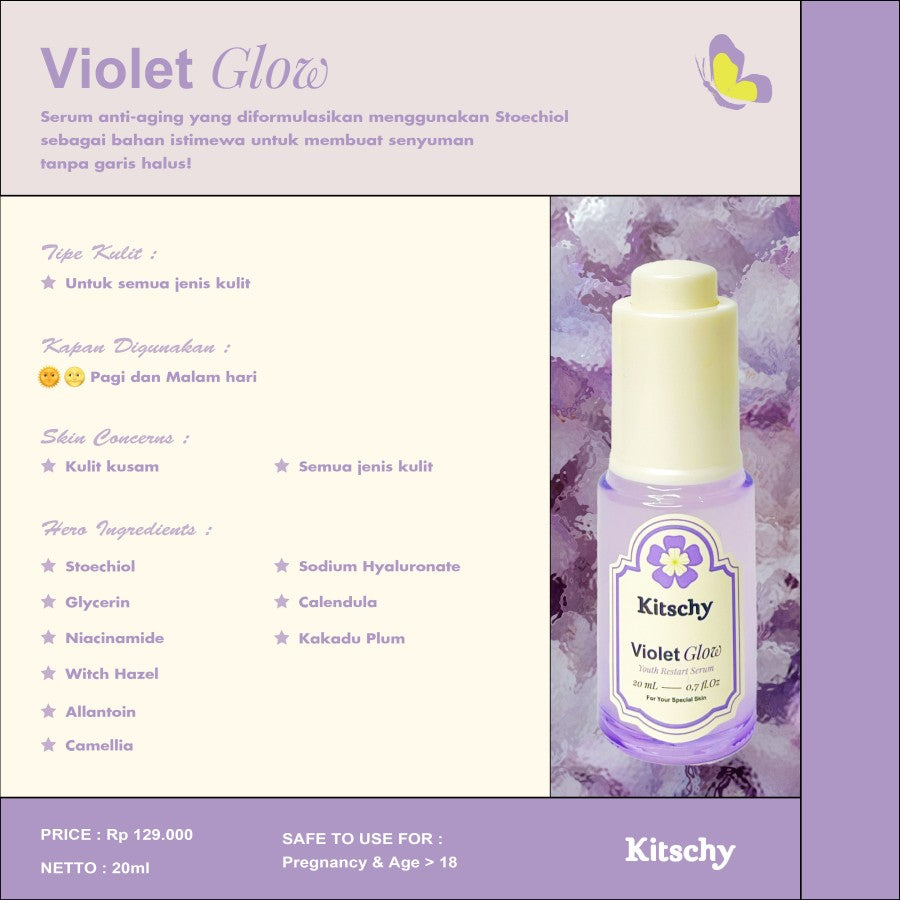 ​Violet Glow Youth Restart Serum - Kitschy