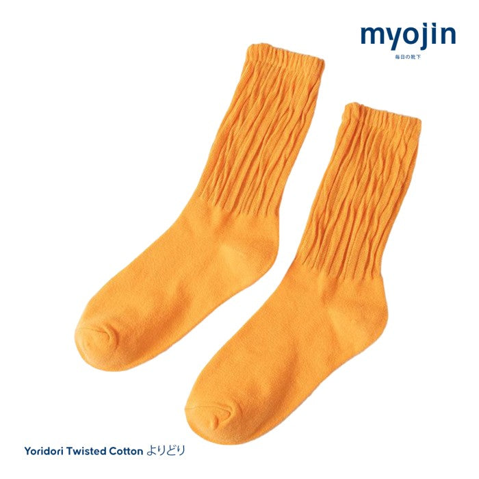 Yoridori Twisted Cotton Socks - Myojin