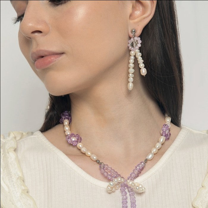 Lavanda Necklace Purple - Prel Studio