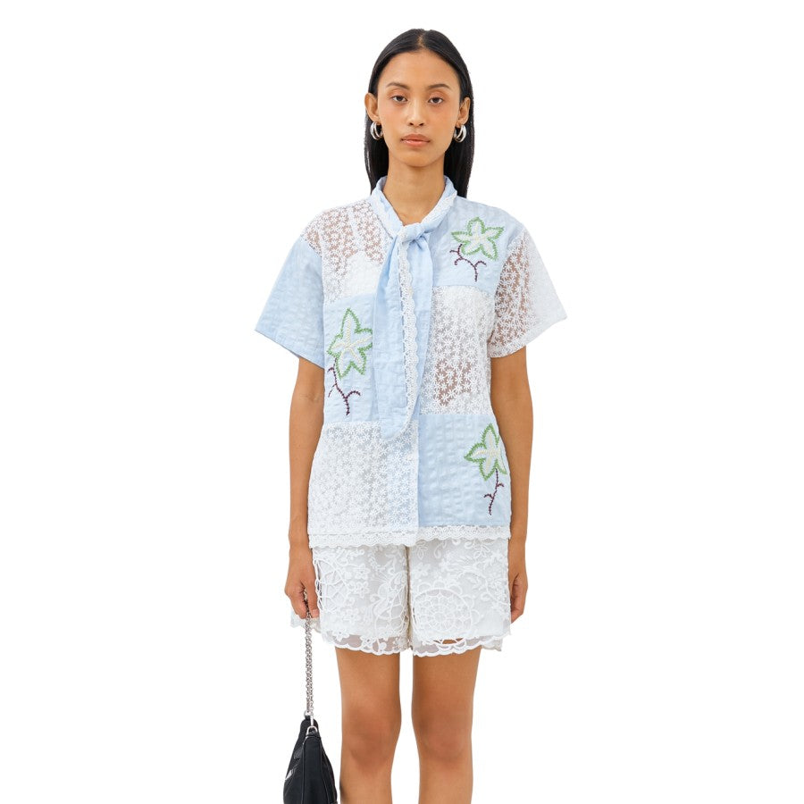 ​Noa Lace Embroidery Shirt - Toko Didiyo